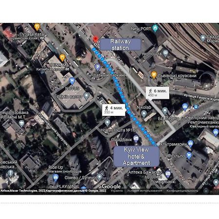 View Smart Apartment Kvartet Railway Station 4D เคียฟ ภายนอก รูปภาพ