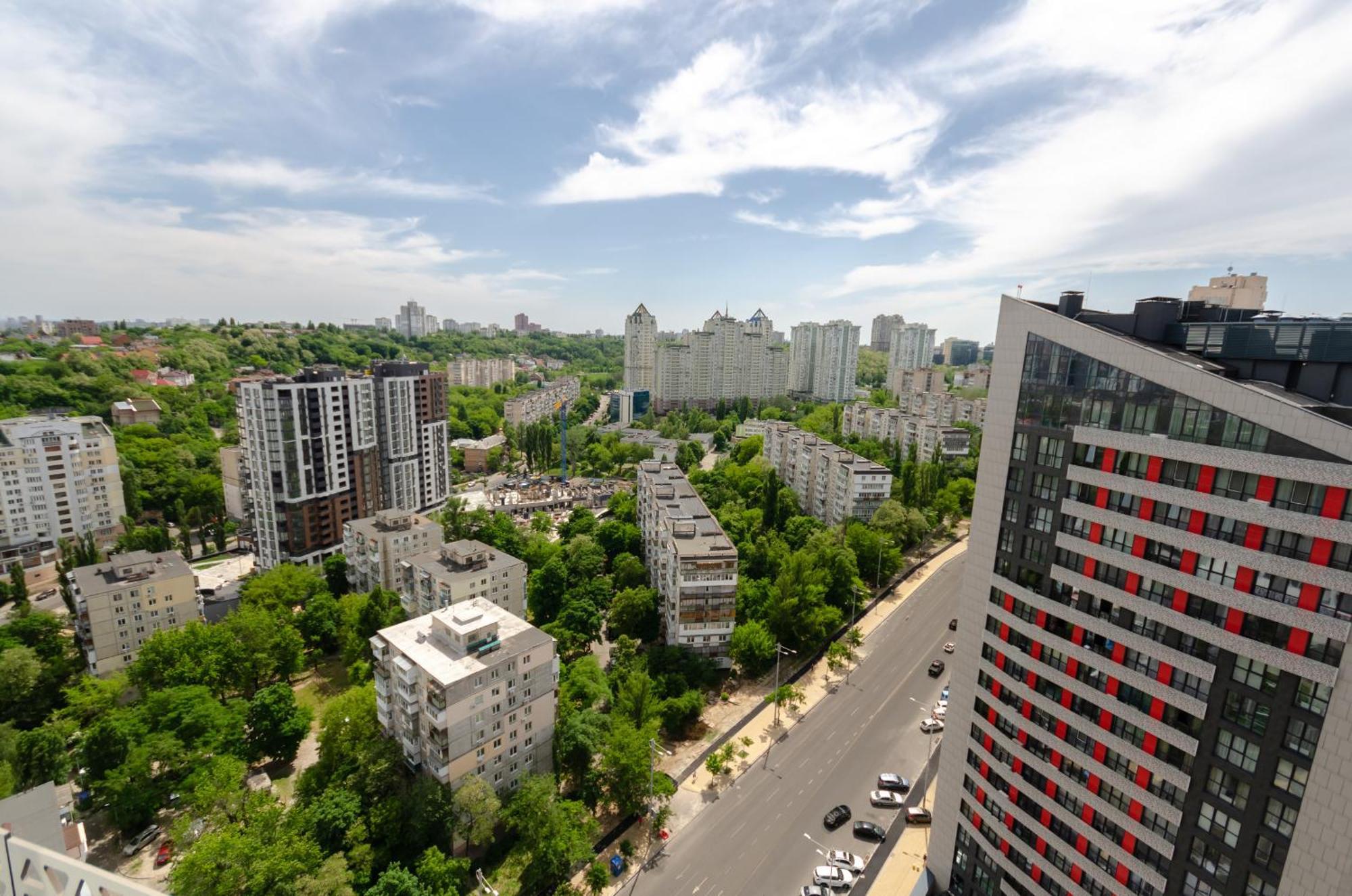 View Smart Apartment Kvartet Railway Station 4D เคียฟ ภายนอก รูปภาพ